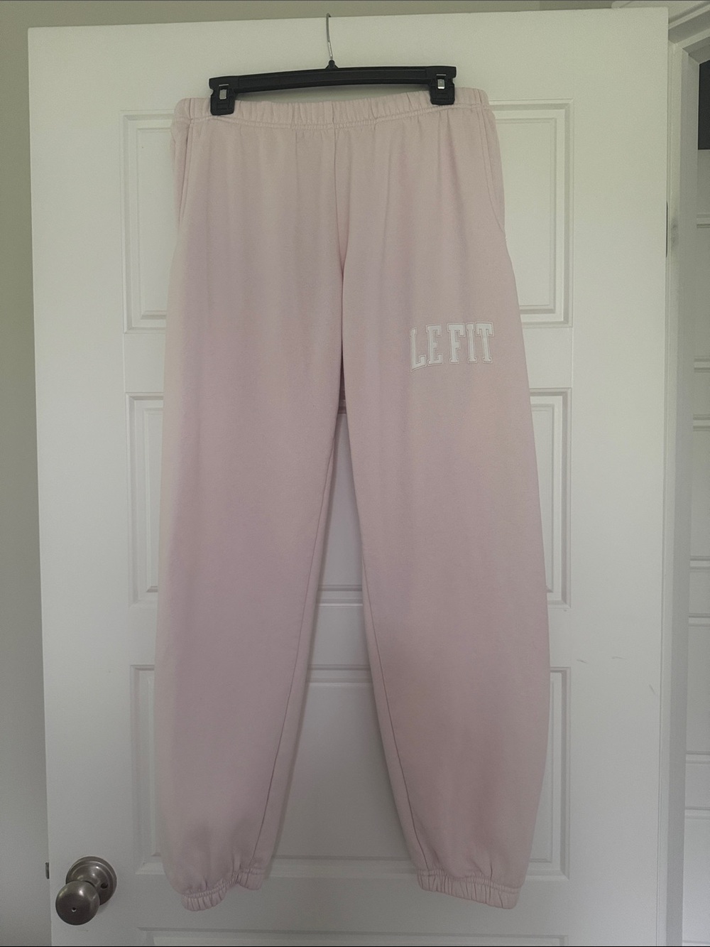 Women’s Light Pink Jogger Sweatpants